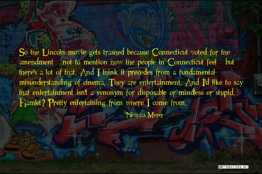 Garrotes Vende Quotes By Nicholas Meyer Garrotes Vende Quotes By Nicholas Meyer