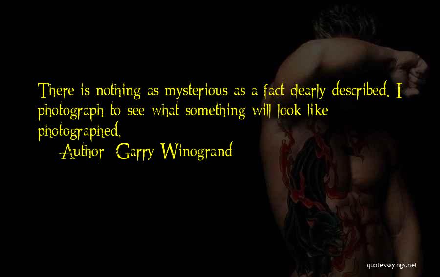 Garry Winogrand Quotes 96383