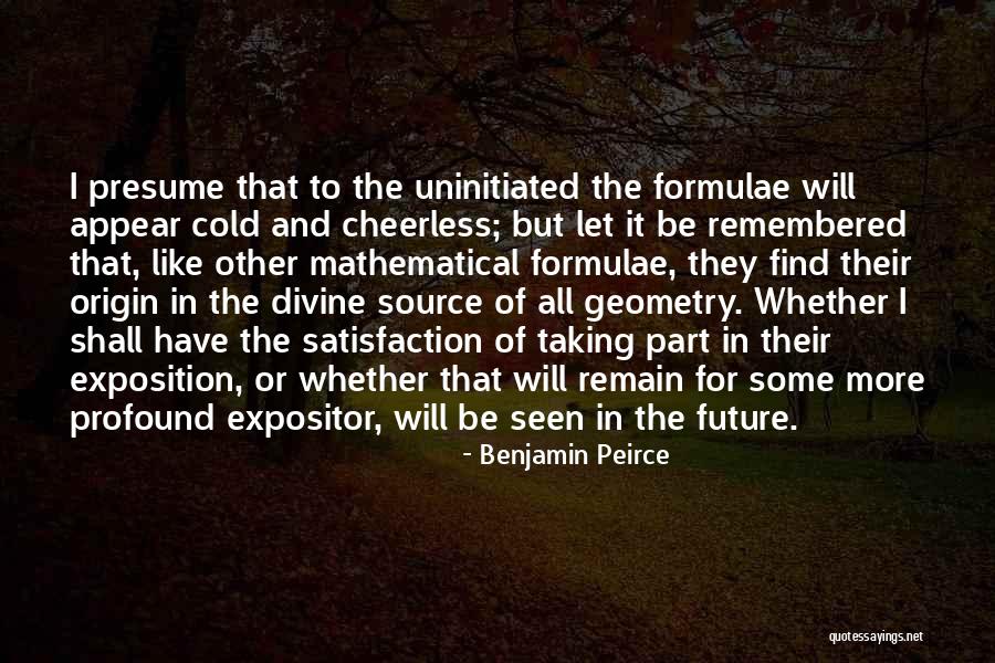 Garschagen Quotes By Benjamin Peirce Garschagen Quotes By Benjamin Peirce