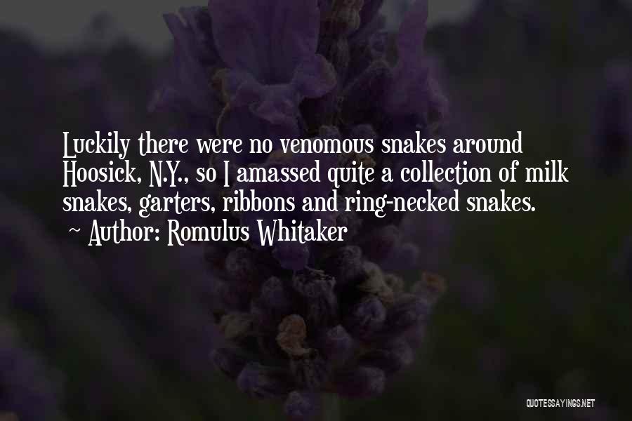 Garters Quotes By Romulus Whitaker