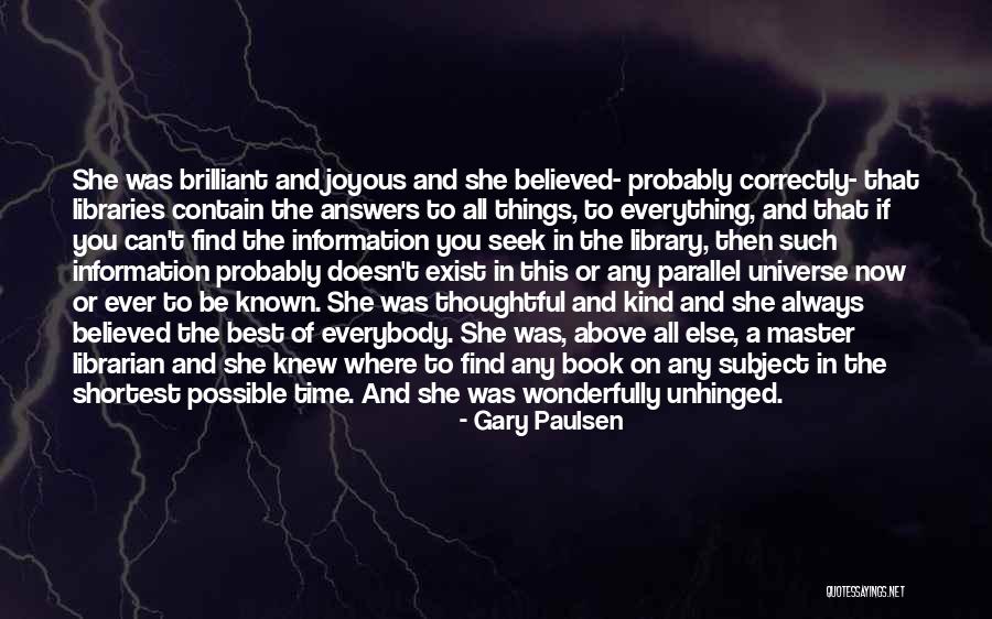Gary Paulsen Quotes 1312203 Gary Paulsen Quotes 1312203