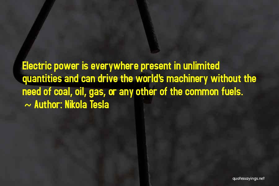 Gas And Electric Quotes By Nikola Tesla