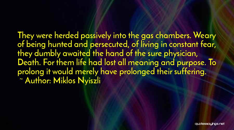 Gas Chambers Quotes By Miklos Nyiszli