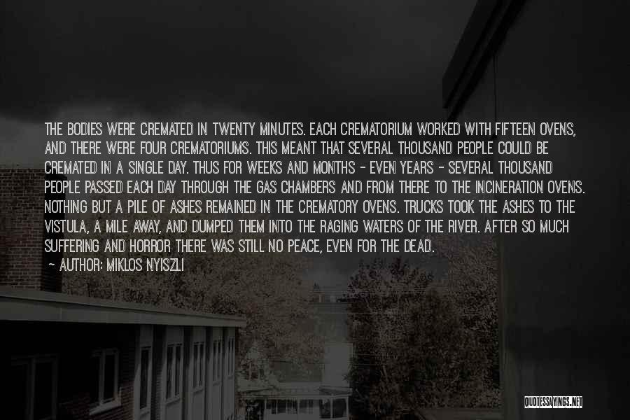 Gas Chambers Quotes By Miklos Nyiszli