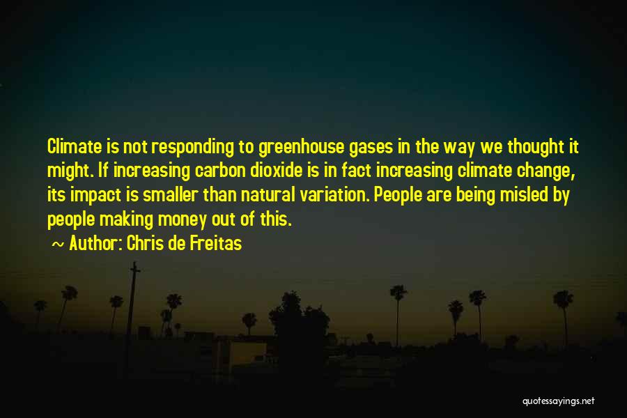 Gases Quotes By Chris De Freitas