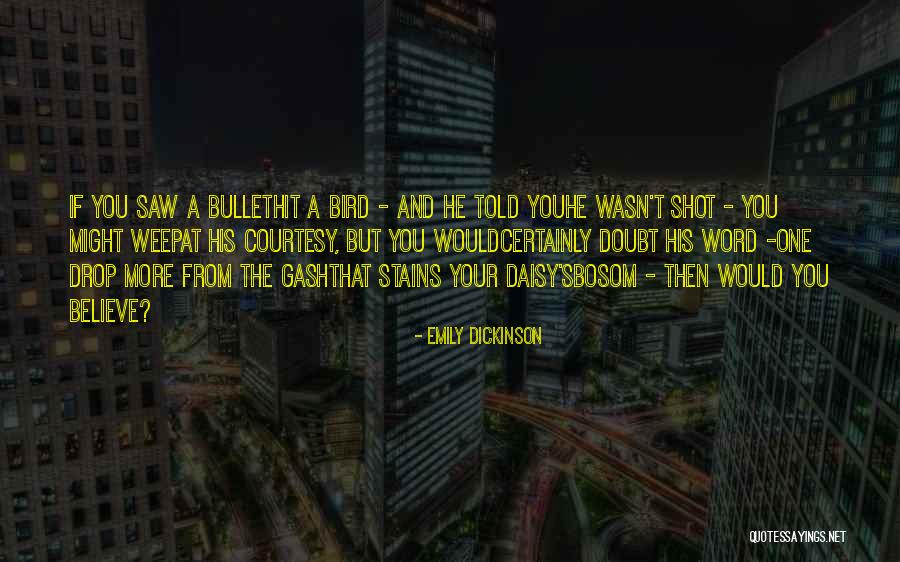 Gash Quotes By Emily Dickinson
