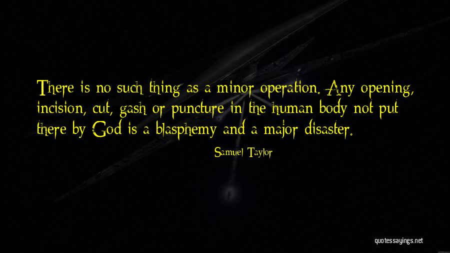 Gash Quotes By Samuel Taylor