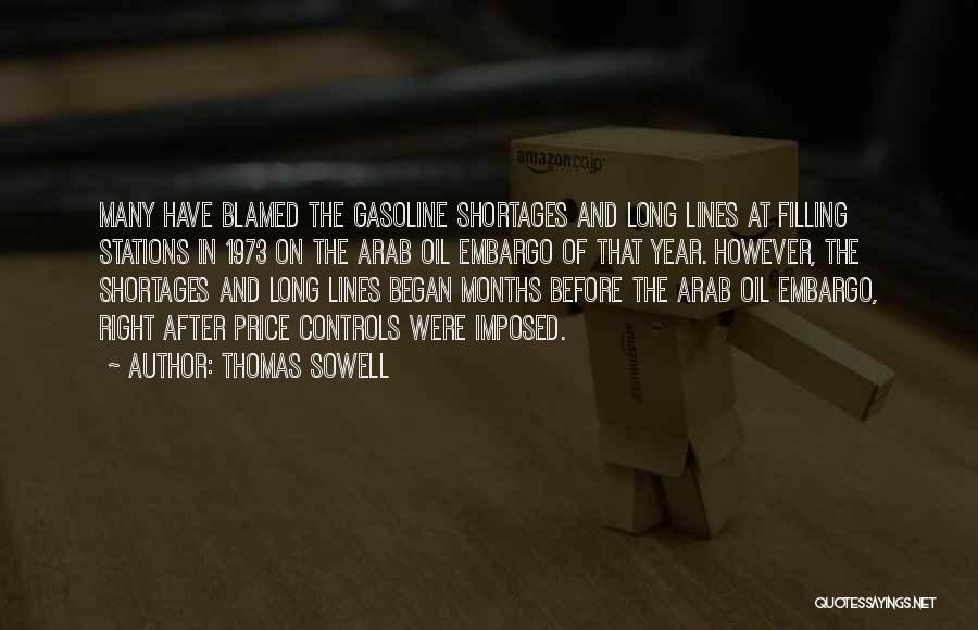 Gasoline Price Quotes By Thomas Sowell