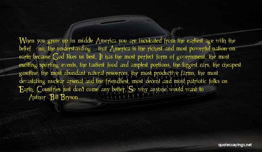 Gasoline Quotes By Bill Bryson