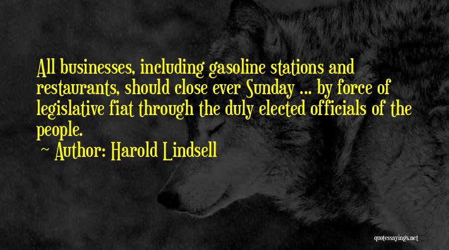 Gasoline Quotes By Harold Lindsell