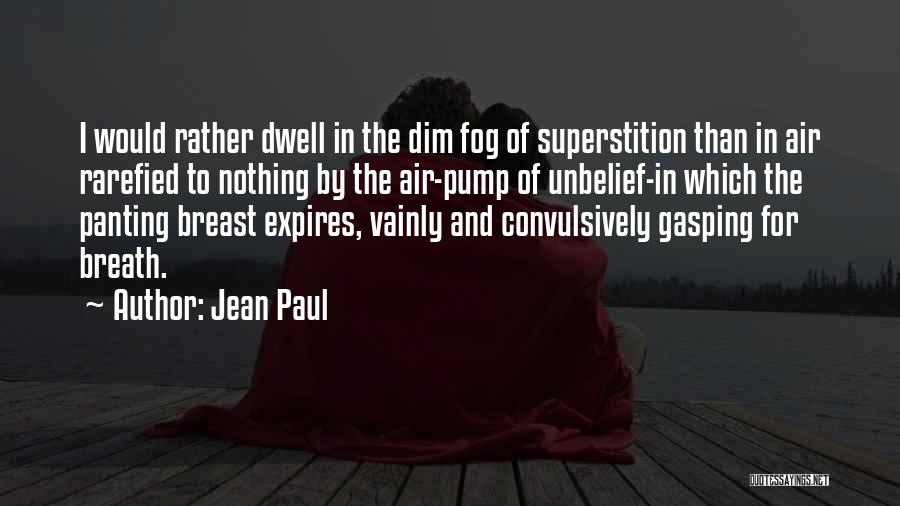 Gasping For Air Quotes By Jean Paul