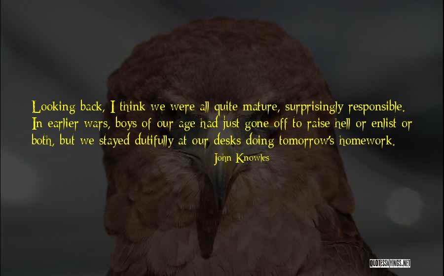 Gassman Crotty Quotes By John Knowles Gassman Crotty Quotes By John Knowles