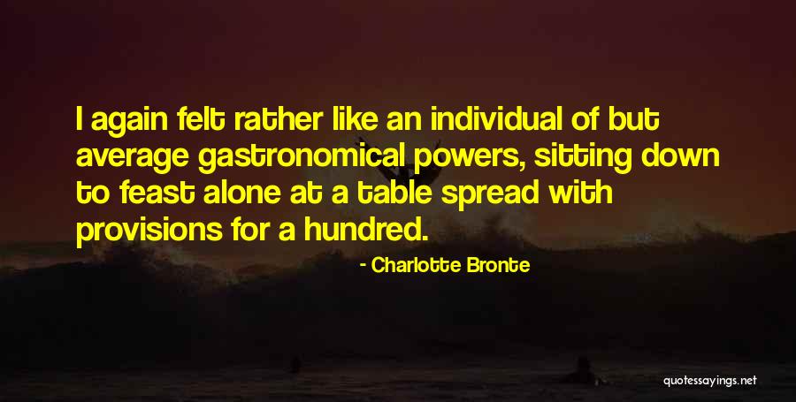 Gastronomical Me Quotes By Charlotte Bronte Gastronomical Me Quotes By Charlotte Bronte