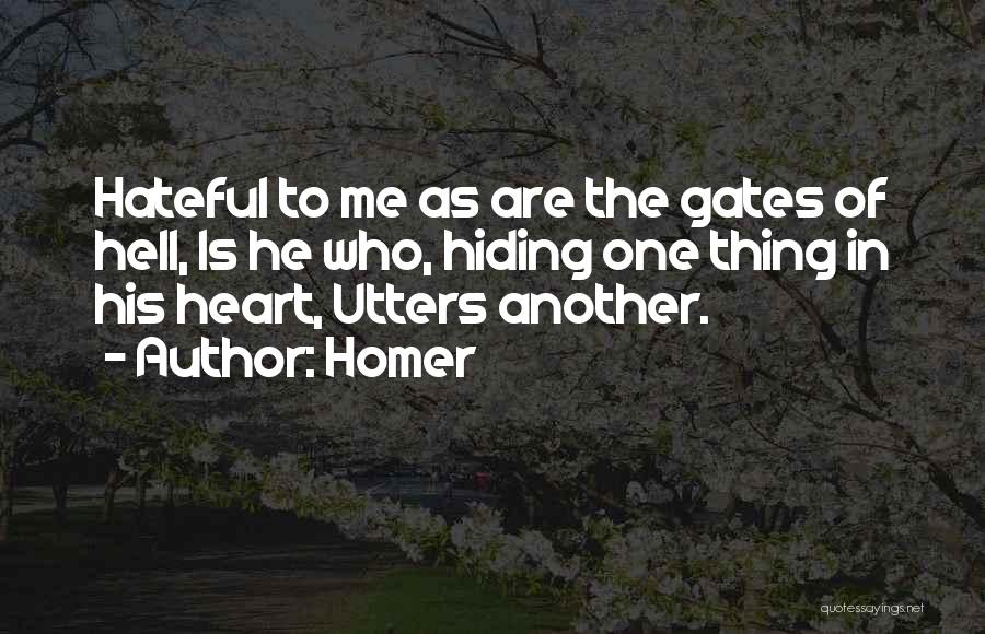 Gates Of Hell Quotes By Homer