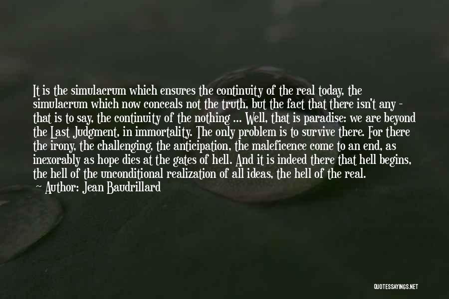 Gates Of Hell Quotes By Jean Baudrillard