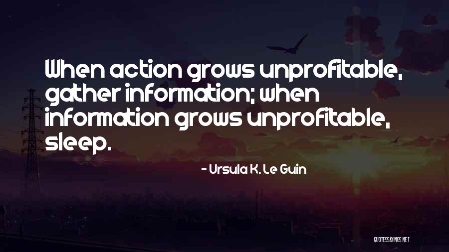 Gather Information Quotes By Ursula K. Le Guin