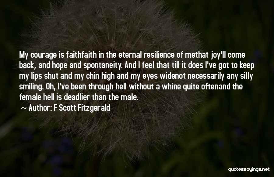 Gatsby's Hope Quotes By F Scott Fitzgerald