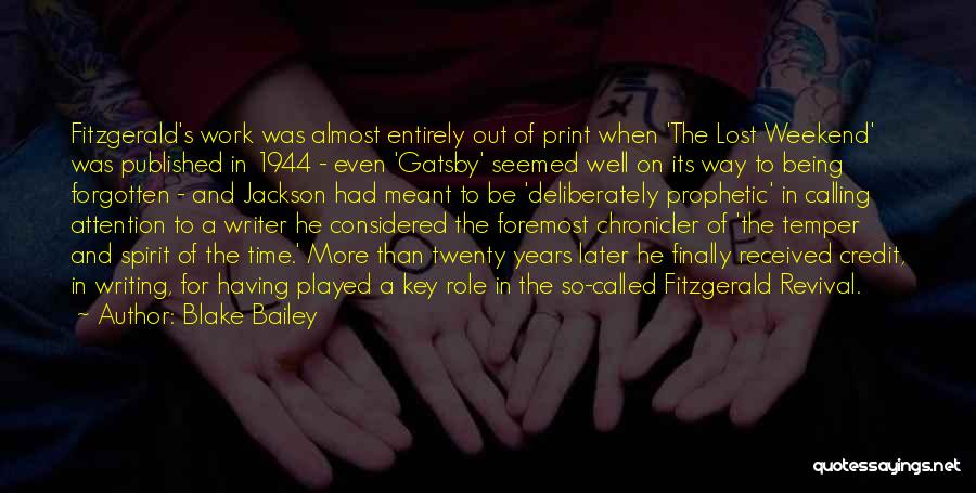 Gatsby's Quotes By Blake Bailey