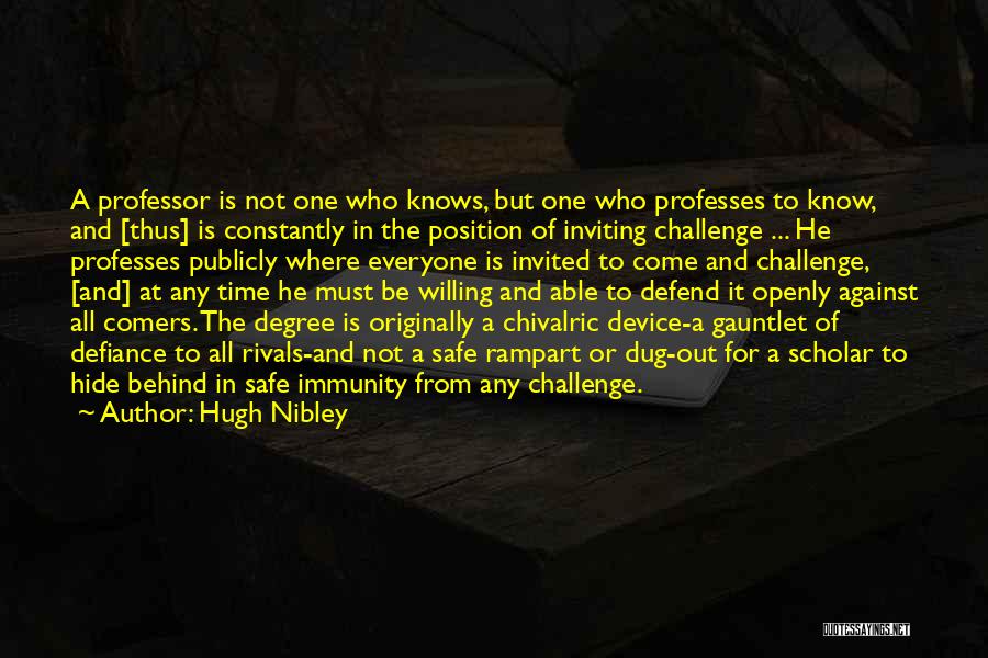 Gauntlet Quotes By Hugh Nibley