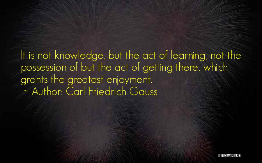 Gauss Quotes By Carl Friedrich Gauss