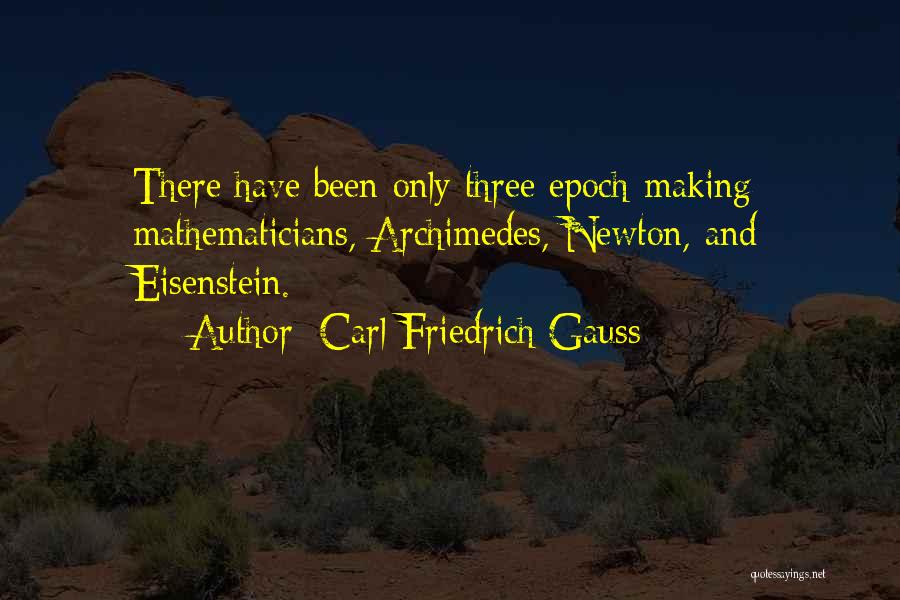 Gauss Quotes By Carl Friedrich Gauss