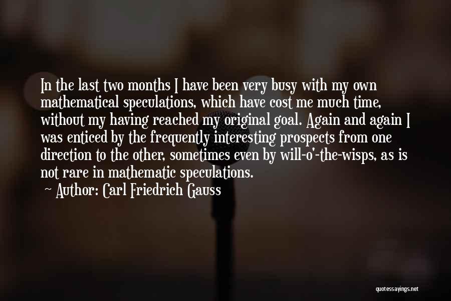 Gauss Quotes By Carl Friedrich Gauss