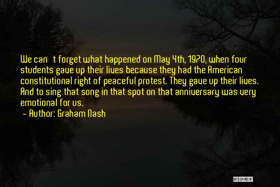 Gave Up On Us Quotes By Graham Nash