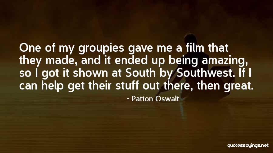 Gave Up Quotes By Patton Oswalt