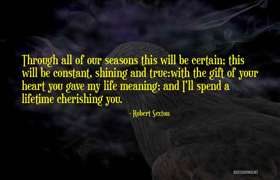 Gave You My Heart Quotes By Robert Sexton