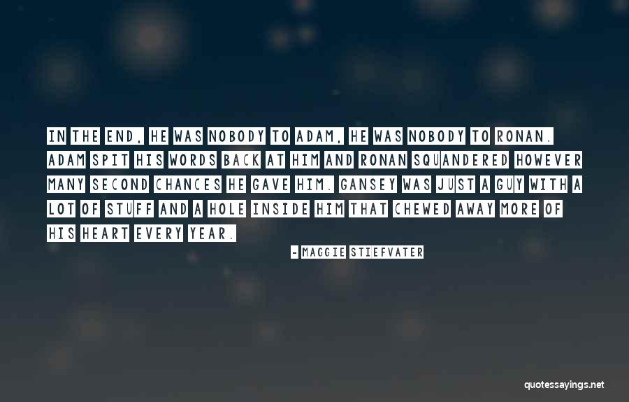 Gave You Too Many Chances Quotes By Maggie Stiefvater Gave You Too Many Chances Quotes By Maggie Stiefvater