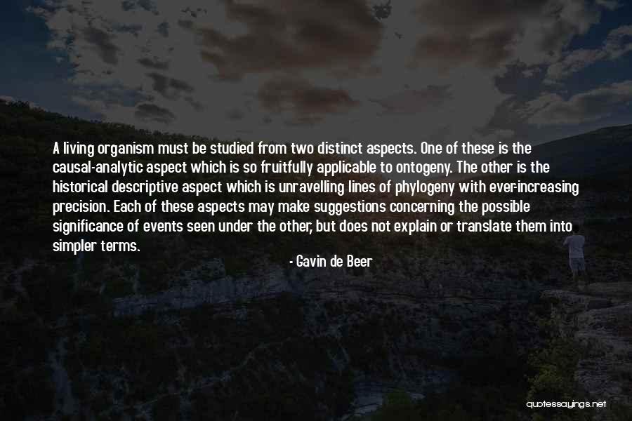 Gavin De Beer Quotes 504687