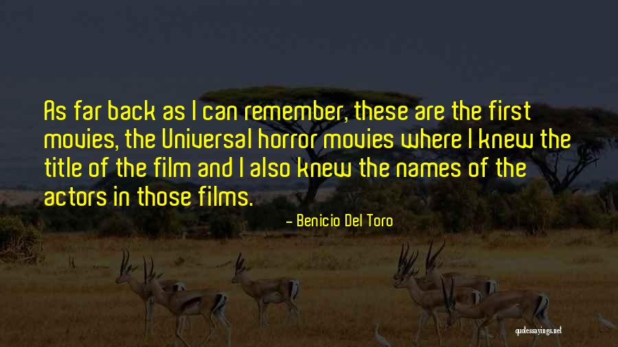 Gavrilescu Caracterizare Quotes By Benicio Del Toro Gavrilescu Caracterizare Quotes By Benicio Del Toro