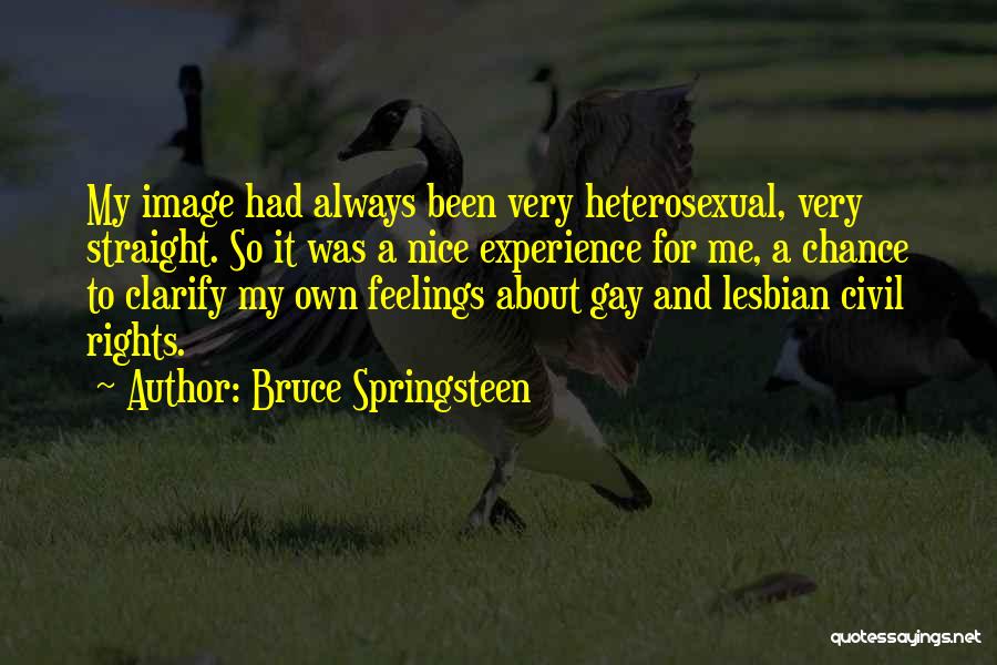 Gay And Lesbian Rights Quotes By Bruce Springsteen