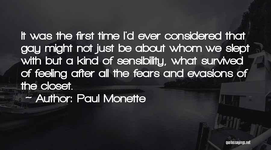 Gay Closet Quotes By Paul Monette