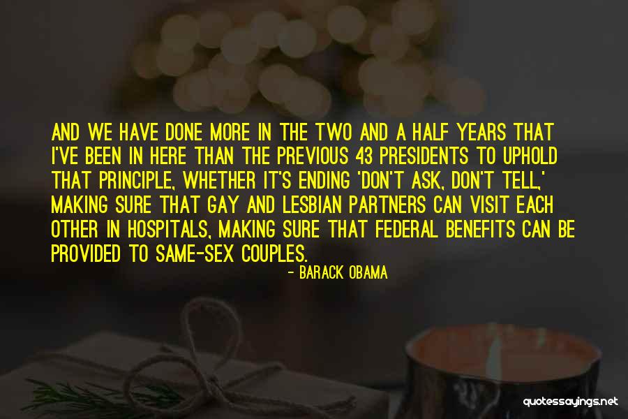 Gay Couples Quotes By Barack Obama