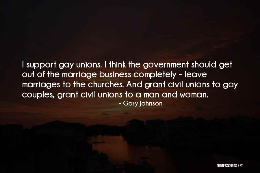 Gay Couples Quotes By Gary Johnson