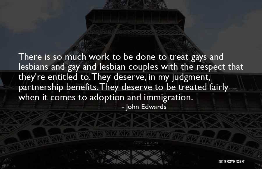 Gay Couples Quotes By John Edwards