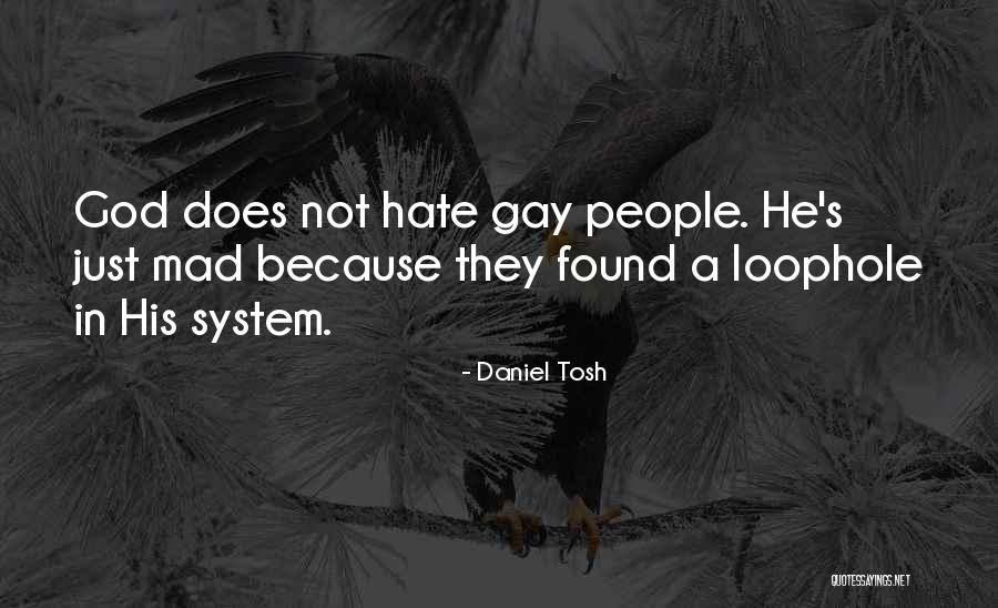 Gay God Quotes By Daniel Tosh