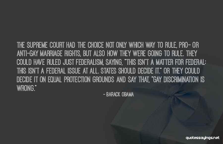 Gay Marriage Quotes By Barack Obama