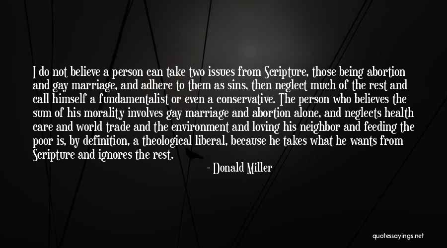 Gay Marriage Quotes By Donald Miller