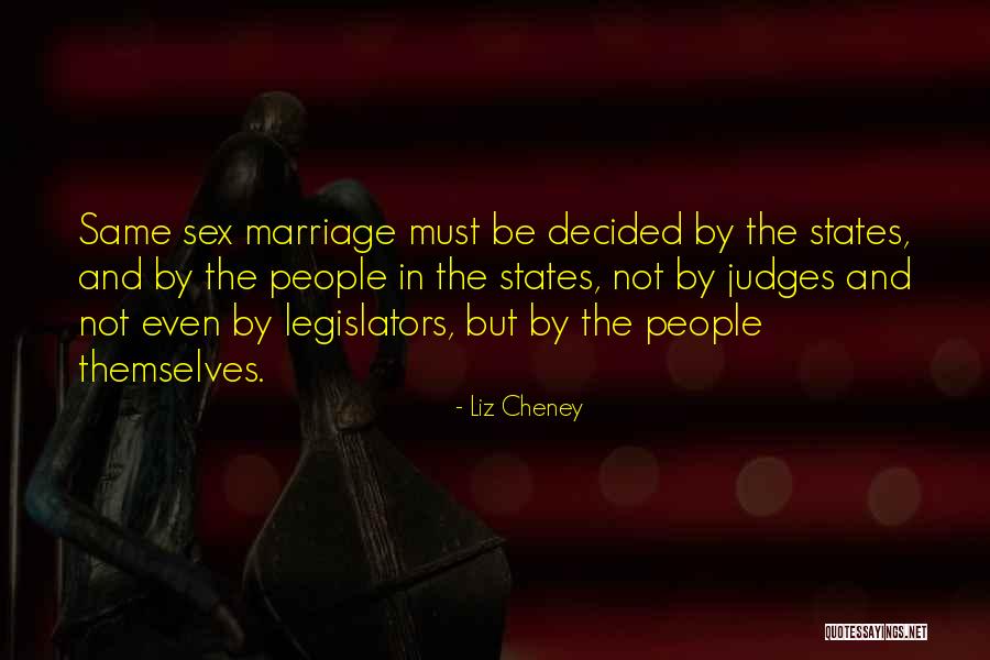 Gay Marriage Quotes By Liz Cheney