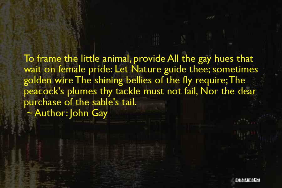 Gay Pride Quotes By John Gay