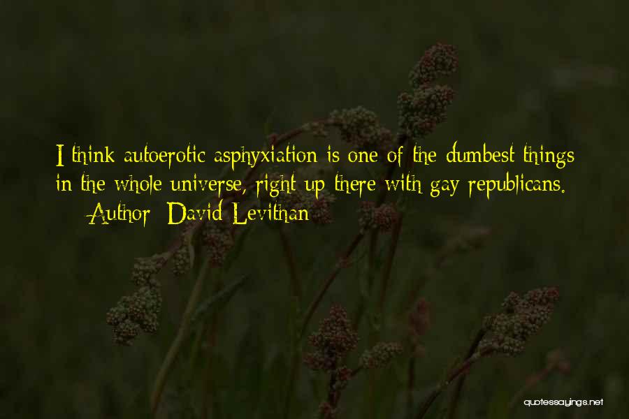 Gay Right Quotes By David Levithan