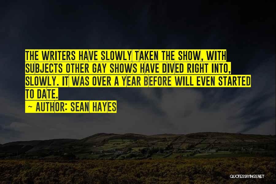 Gay Right Quotes By Sean Hayes