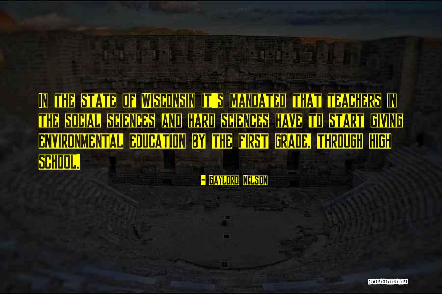 Gaylord Nelson Quotes 192056 Gaylord Nelson Quotes 192056