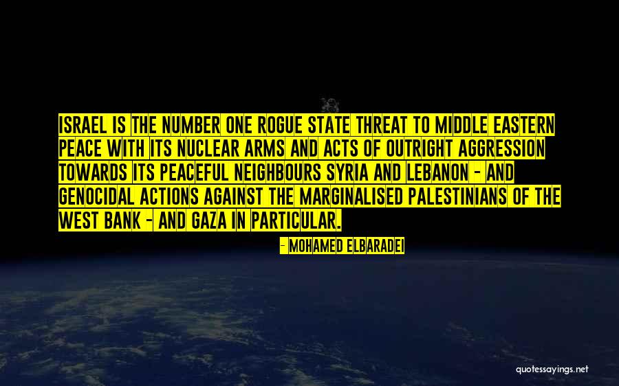 Gaza Israel Quotes By Mohamed ElBaradei