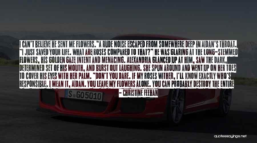 Gaze And Glance Quotes By Christine Feehan Gaze And Glance Quotes By Christine Feehan