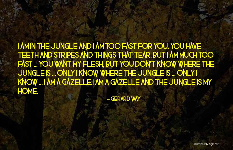 Gazelle Quotes By Gerard Way Gazelle Quotes By Gerard Way