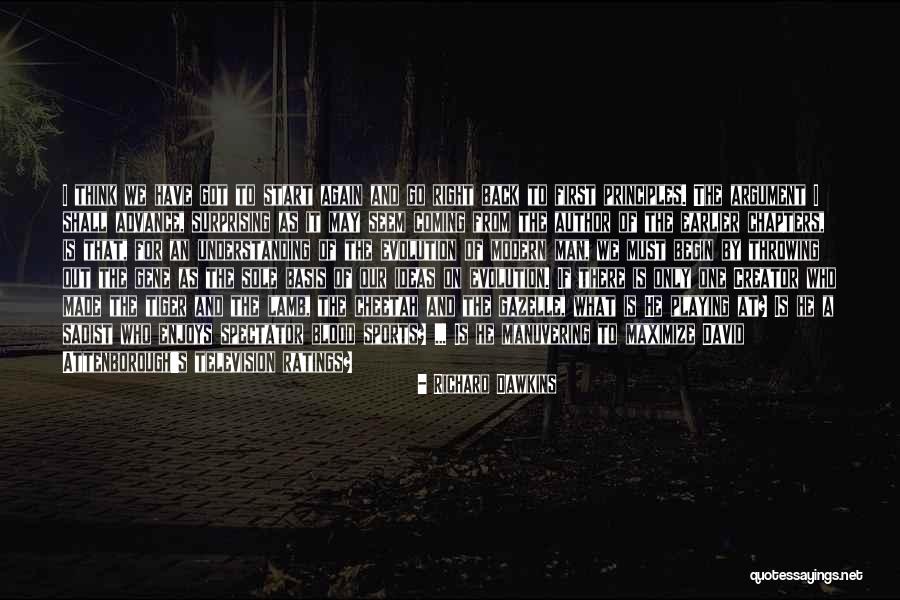 Gazelle Quotes By Richard Dawkins Gazelle Quotes By Richard Dawkins