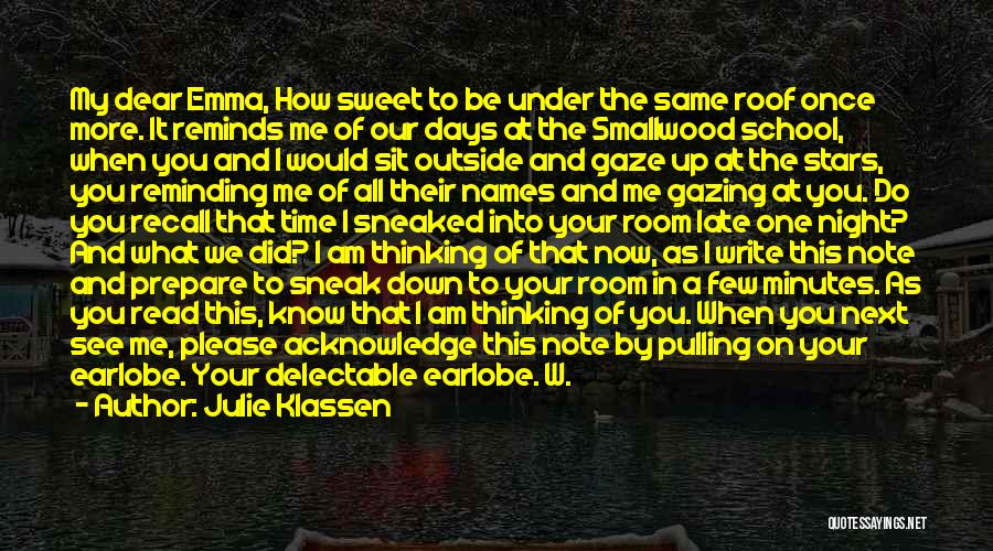 Gazing At The Stars Quotes By Julie Klassen
